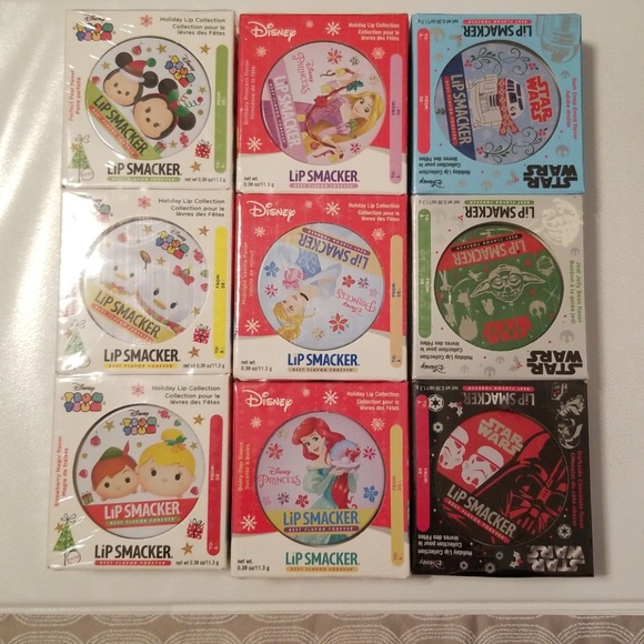 Lip smacker Other - 9 Lip Smacker Tins New Disney Lip smacker Other - 9 Lip Smacker Tins New Disney